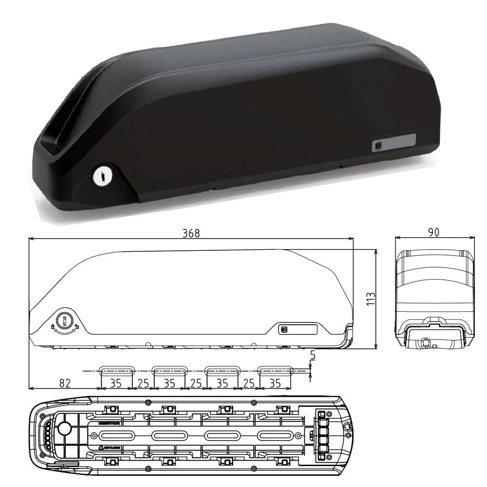 Batterie au lithium-ion pour vélo électrique 36V Lithium-ion – SHOKK