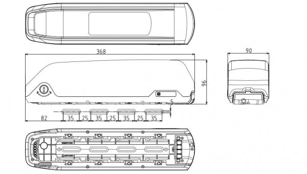 Reention 48V DP-5 Lithium Ion Battery 